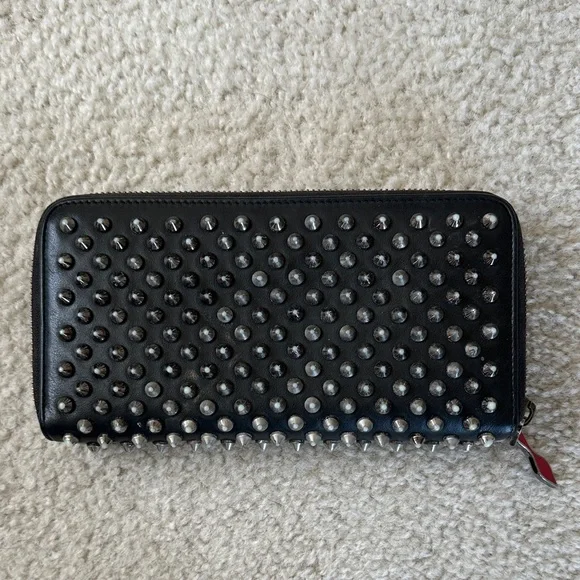 Christian Louboutin Studded Black Wallet - Picture 5 of 14